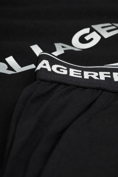 PYŽAMO KARL LAGERFELD LOGO JERSEY SHINE PJ SET - Fotografia č. 3