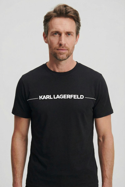PIZSAMA KARL LAGERFELD LOGO JERSEY SHINE PJ SET - Kép 3