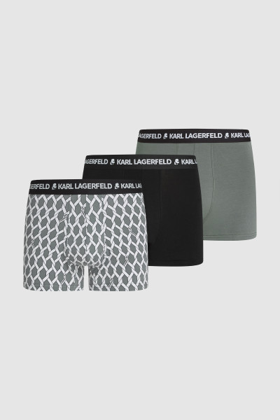 SPODNÁ BIELIZEŇ KARL LAGERFELD GEOMETRIC AOP TRUNK - Fotografia č. 1