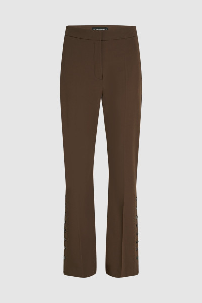 NOHAVICE KARL LAGERFELD SNAP DETAIL FASHION PANTS - Fotografia č. 5