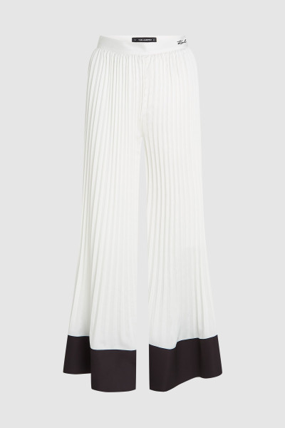 NOHAVICE KARL LAGERFELD PLEATED FLUID PANTS - Fotografia č. 6