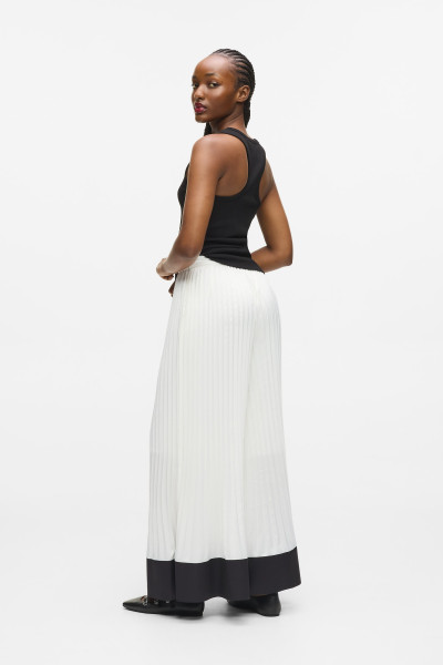 NOHAVICE KARL LAGERFELD PLEATED FLUID PANTS - Fotografia č. 3