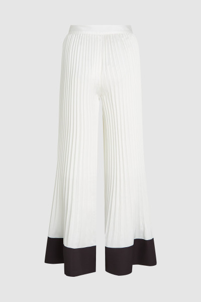 NOHAVICE KARL LAGERFELD PLEATED FLUID PANTS - Fotografia č. 7