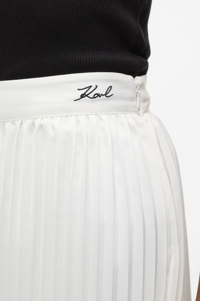 NOHAVICE KARL LAGERFELD PLEATED FLUID PANTS - Fotografia č. 4