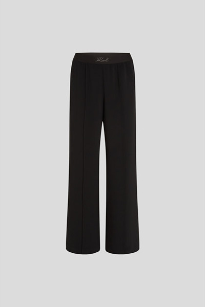 NADRÁG KARL LAGERFELD CADY ELASTIC WAIST PANTS - Kép 1