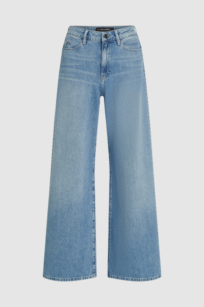 DŽÍNY KARL LAGERFELD STUD DETAIL DENIM PANTS - Fotografie č. 5