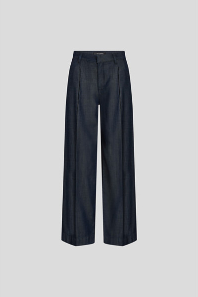 KALHOTY KARL LAGERFELD FLUID DENIM WIDE LEG PANTS - Fotografie č. 1