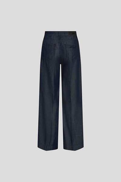 KALHOTY KARL LAGERFELD FLUID DENIM WIDE LEG PANTS - Fotografie č. 2