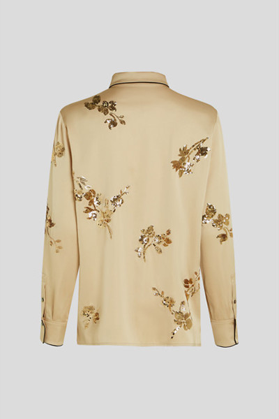 BLÚZ KARL LAGERFELD FLUID SEQUINS BLOUSE - Kép 2