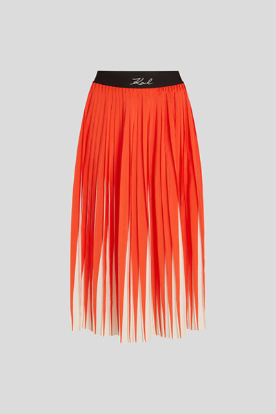 SUKNĚ KARL LAGERFELD COMMERCIAL PLEATED SKIRT - Fotografie č. 1