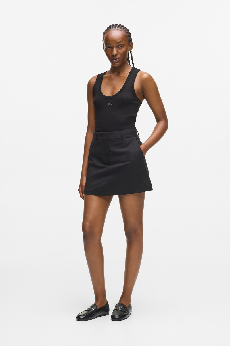 Sukňa Karl Lagerfeld Mini Skirt Black