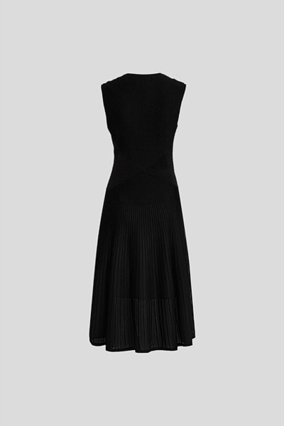 ŠATY KARL LAGERFELD ELEGANT FLOCK KNIT DRESS - Fotografie č. 2