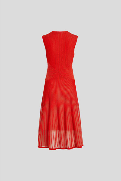 ŠATY KARL LAGERFELD ELEGANT FLOCK KNIT DRESS - Fotografie č. 2