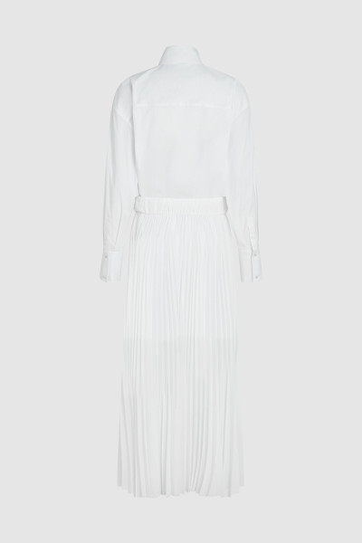 ŠATY KARL LAGERFELD PLEATED FASHION SHIRT DRESS - Fotografie č. 7