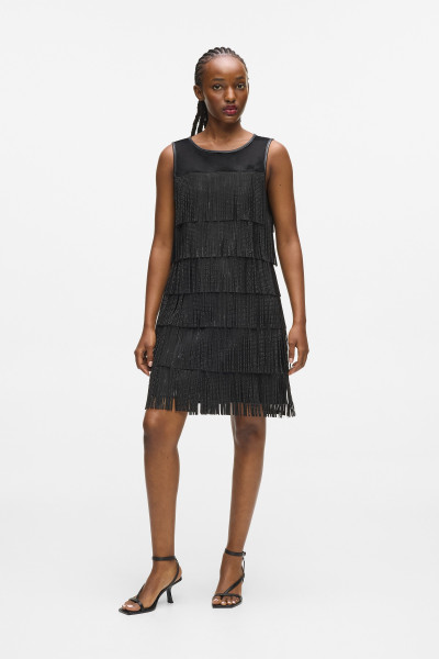 ŠATY KARL LAGERFELD FRINGE DRESS - Fotografie č. 1