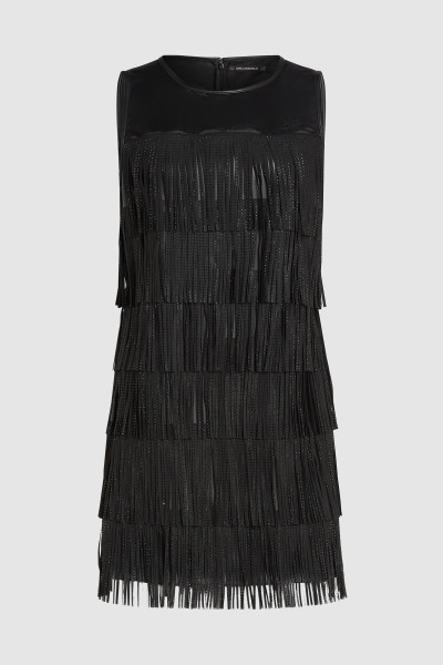 ŠATY KARL LAGERFELD FRINGE DRESS - Fotografie č. 5