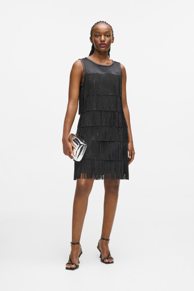 ŠATY KARL LAGERFELD FRINGE DRESS - Fotografie č. 2