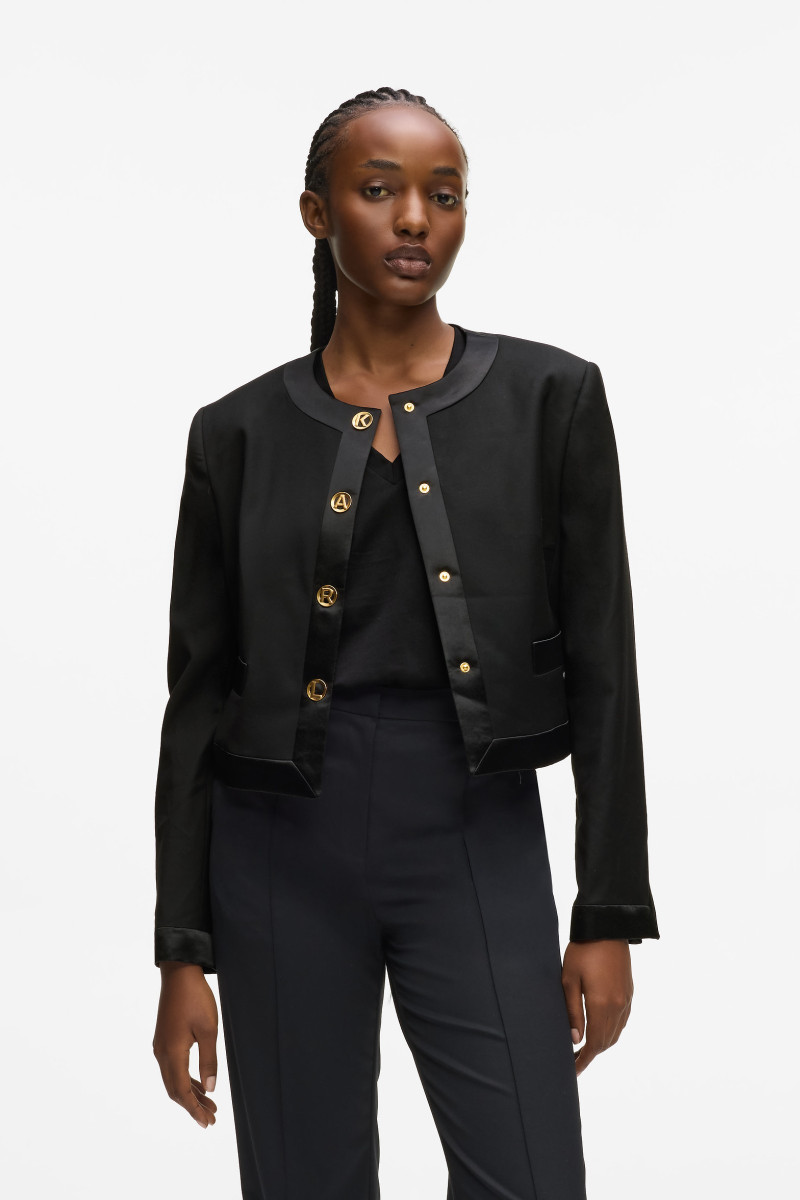 Levně Sako karl lagerfeld karl daily jacket black