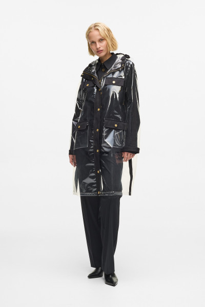 KABÁT KARL LAGERFELD CLEAR FASHION RAINCOAT - Fotografie č. 1