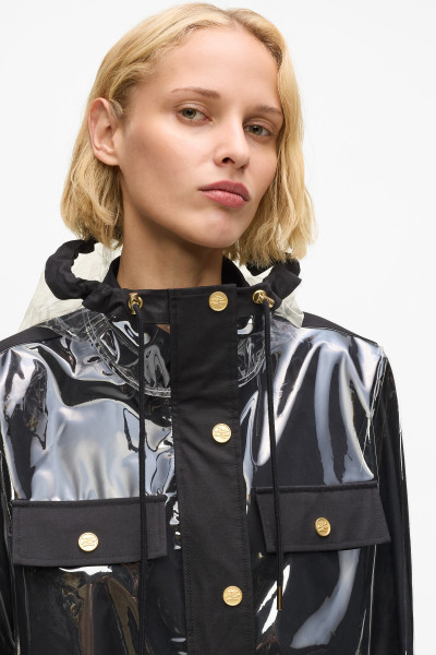 KABÁT KARL LAGERFELD CLEAR FASHION RAINCOAT - Fotografie č. 4