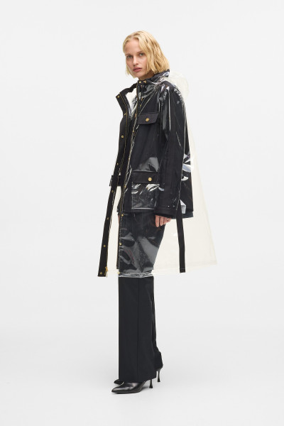 KABÁT KARL LAGERFELD CLEAR FASHION RAINCOAT - Fotografie č. 2