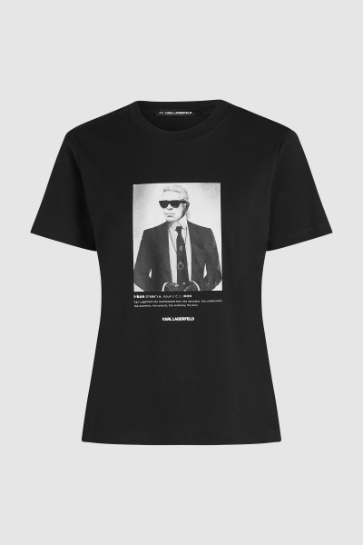 PÓLÓ KARL LAGERFELD PORTRAIT T-SHIRT - Kép 5