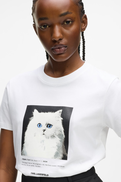 PÓLÓ KARL LAGERFELD PORTRAIT T-SHIRT - Kép 4