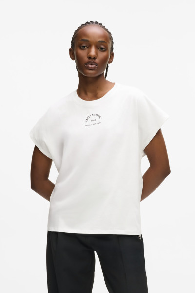 PÓLÓ KARL LAGERFELD RSG GLITTER RELAXED T-SHIRT - Kép 1