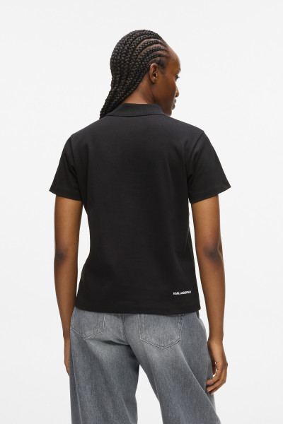 PÓLÓ KARL LAGERFELD IKON POLO T-SHIRT - Kép 3