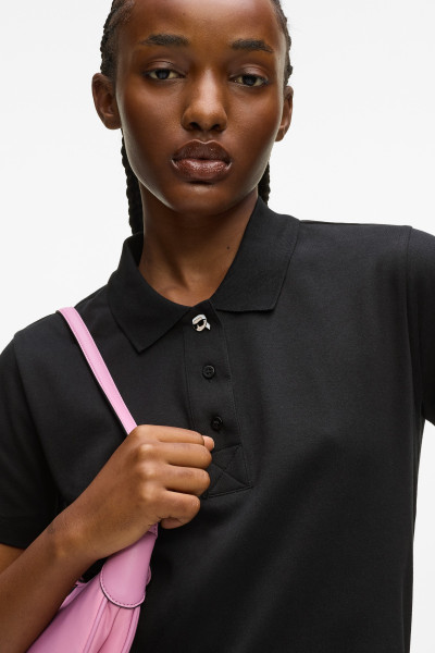 PÓLÓ KARL LAGERFELD IKON POLO T-SHIRT - Kép 4