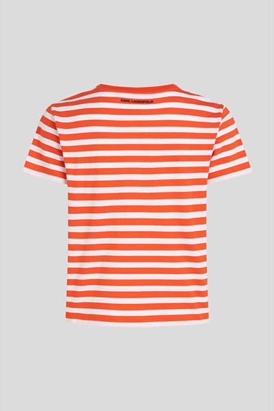 TRIČKO KARL LAGERFELD IKON STRIPE T-SHIRT - Fotografia č. 2