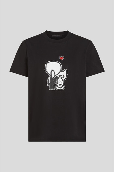 PÓLÓ KARL LAGERFELD IKON VALENTINE T-SHIRT - Kép 1