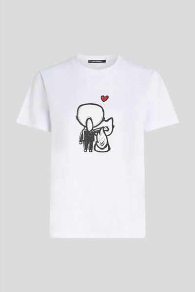 TRIČKO KARL LAGERFELD IKON VALENTINE T-SHIRT - Fotografia č. 1