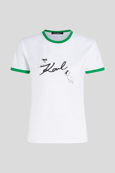 TRIČKO KARL LAGERFELD IKON SIGNATURE CHOUPETTE TEE - Fotografia č. 1