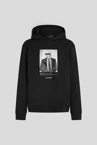 MELEGÍTŐ FELSŐ KARL LAGERFELD PORTRAIT HOODIE - Kép 1