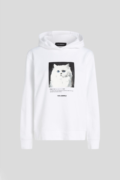 MELEGÍTŐ FELSŐ KARL LAGERFELD PORTRAIT HOODIE - Kép 1