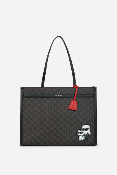 KABELKA KARL LAGERFELD IKON MONOGRAM CC SQUARE TOTE - Fotografie č. 1
