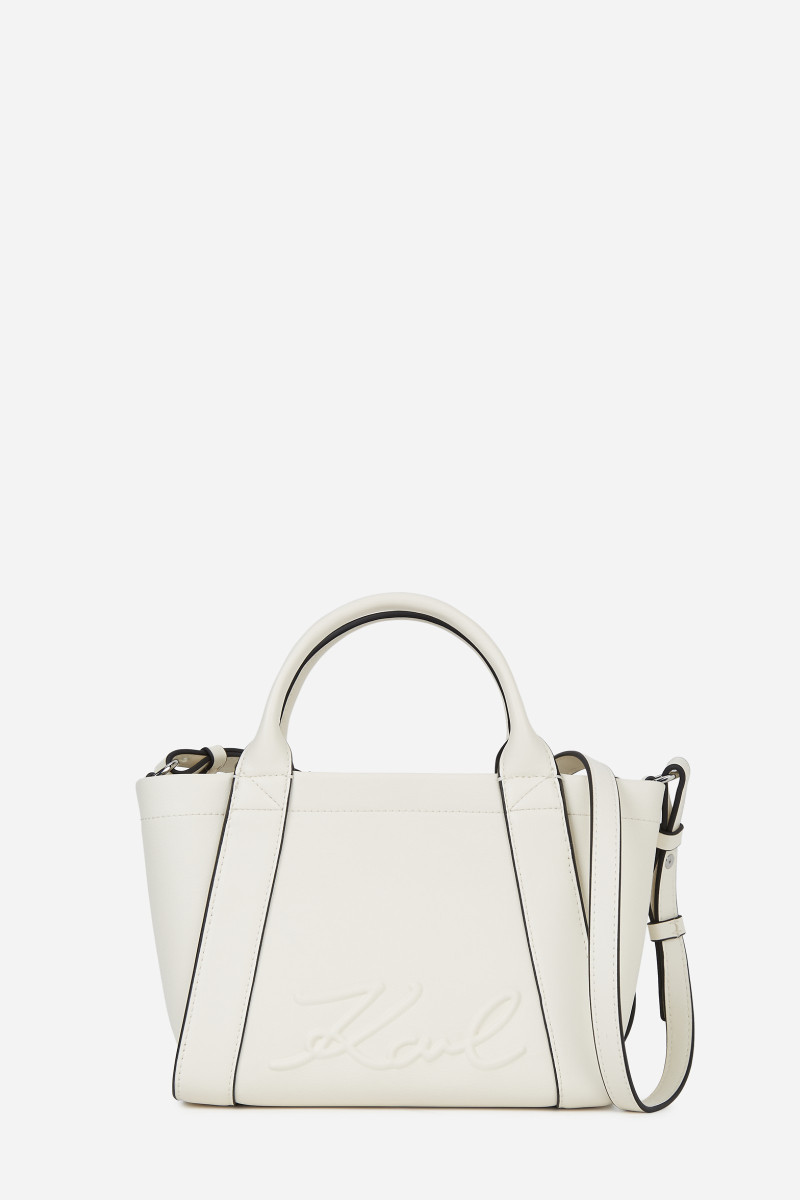 Levně Kabelka karl lagerfeld k/ville sm tote off white