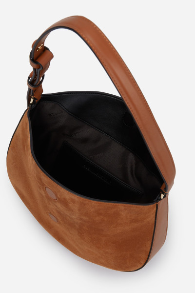 KABELKA KARL LAGERFELD K/SIGNATURE FL HALFMOON SB SUE - Fotografie č. 4