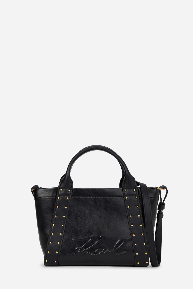 Levně Kabelka karl lagerfeld k/ville sm tote studs black/gold