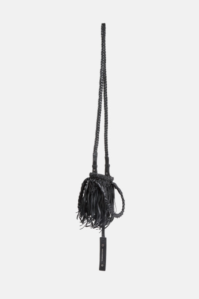 RETIKÜL KARL LAGERFELD K/WEAVE SM TOTE FRINGES - Kép 3