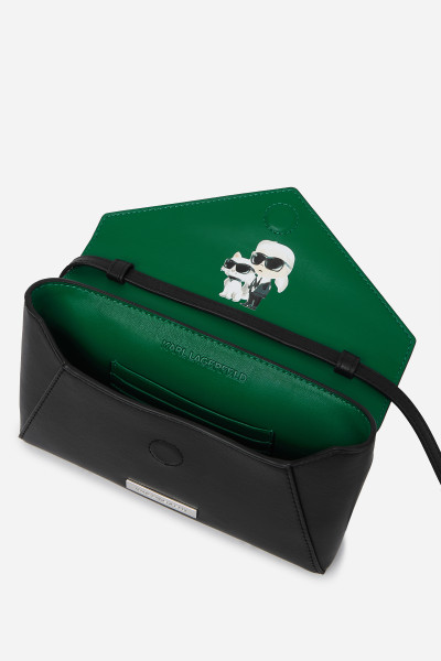 PENĚŽENKA KARL LAGERFELD IKON SMOOTH CROSSBODY WALLET - Fotografie č. 3