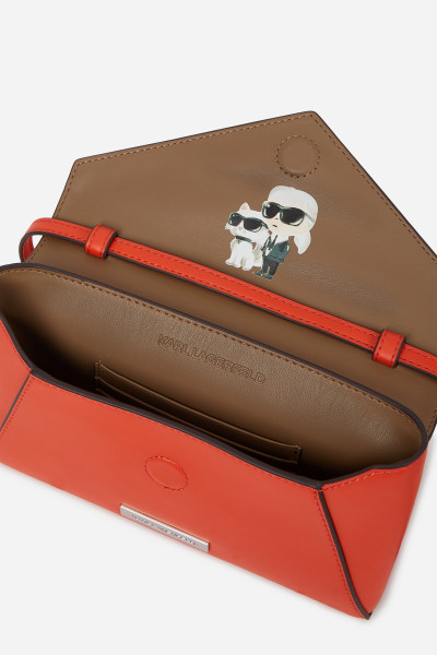 PENĚŽENKA KARL LAGERFELD IKON SMOOTH CROSSBODY WALLET - Fotografie č. 3