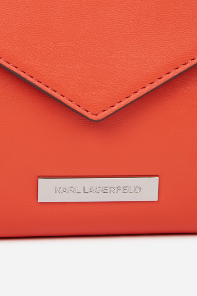 PENĚŽENKA KARL LAGERFELD IKON SMOOTH CROSSBODY WALLET - Fotografie č. 4