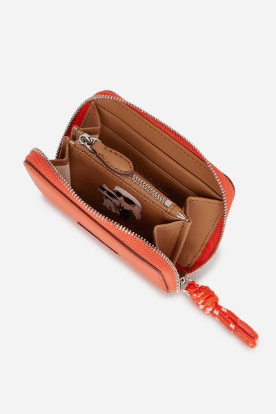 PEŇAŽENKA KARL LAGERFELD IKON SMOOTH SMALL ZIP WALLET - Fotografia č. 3