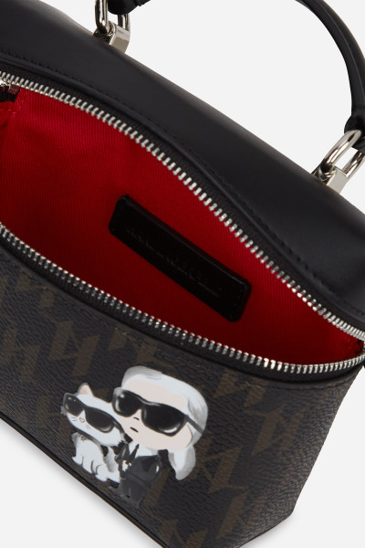 KOZMETIKAI TÁSKA KARL LAGERFELD IKON MONOGRAM CC SM VANITY CB - Kép 3