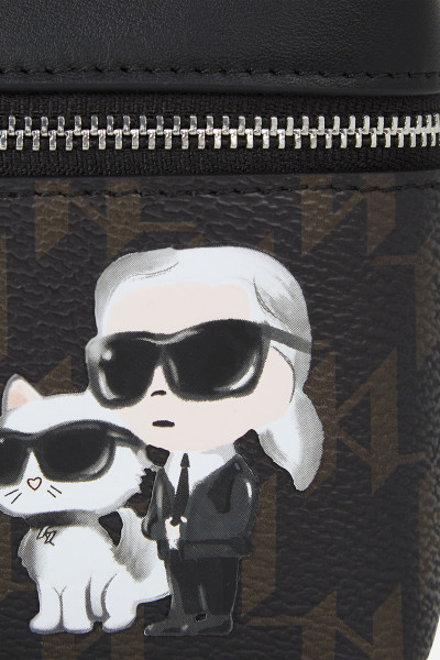KOZMETIKAI TÁSKA KARL LAGERFELD IKON MONOGRAM CC SM VANITY CB - Kép 4