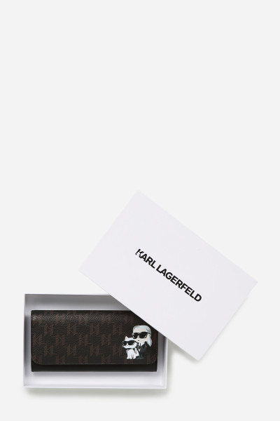 PEŇAŽENKA KARL LAGERFELD IKON MONOGRAM CC CONT WALLET - Fotografia č. 4