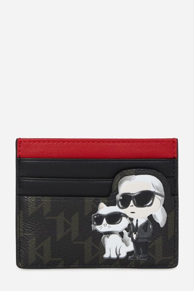 PÚZDRO NA PLATOBNÉ KARTY KARL LAGERFELD IKON MONOGRAM CC CARD HOLDER - Fotografia č. 1