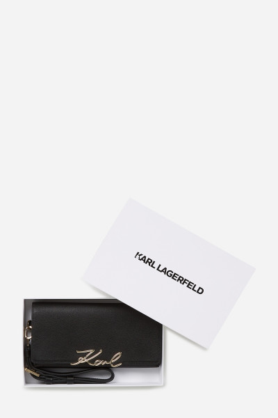 PÉNZTÁRCA KARL LAGERFELD K/SIGNATURE LG WRIST WALLET - Kép 4